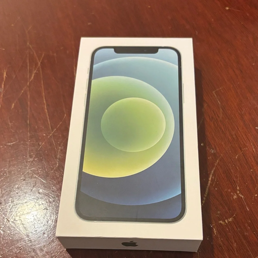 Apple iphone 12 EMPTY BOX. green